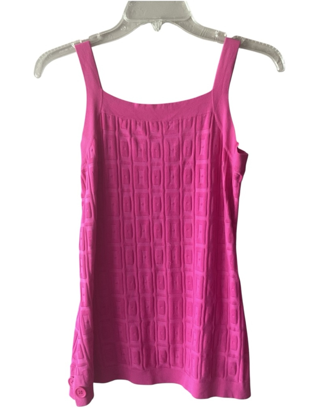 WD.NY Hot Pink Textured Knit Camisole